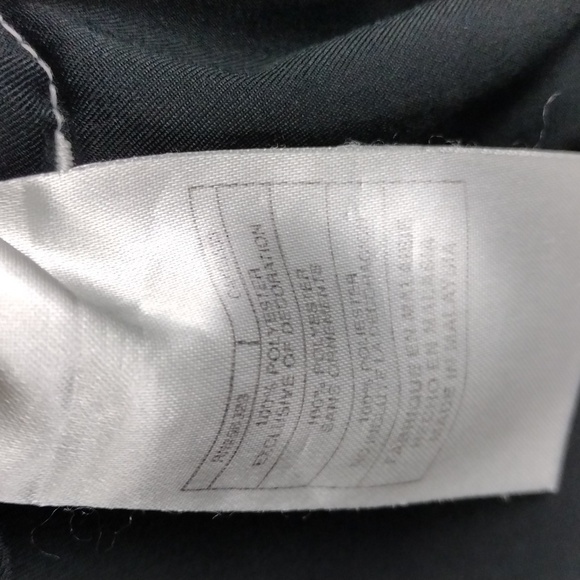 Nike Black Mid Rise Hook Zipper Closure Flare Leg Athletic Athleisure Pant - Picture 7 of 15